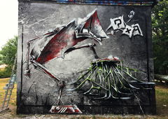 Graffiti Wall - Photo by x9 - potsdam, xnine, x9 (2018)