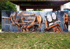 Graffiti Wall - Photo by x9 - potsdam, nuthe, graffiti (2018)