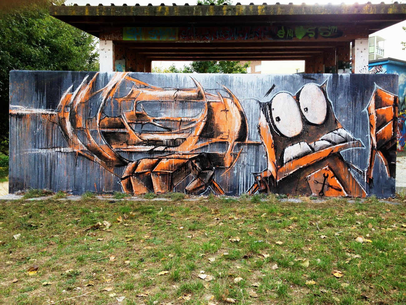 Graffiti Wall - Photo by x9 - potsdam, nuthe, graffiti (2018)