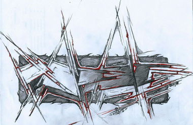 Graffiti Sketch - Photo by x9 - xnine, x9, potsdam (2018)