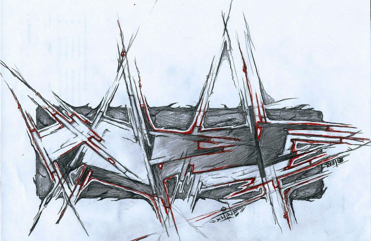 Graffiti Sketch - Photo by x9 - xnine, x9, potsdam (2018)