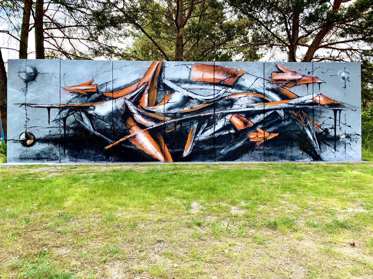 Graffiti Wall - Photo by x9 - potsdam, graffiti, xnine (2021)