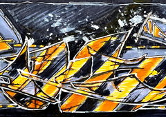 Graffiti Sketch - Photo by x9 - potsdam, xnine, x9 (2021)