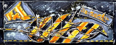 Graffiti Sketch - Photo by x9 - potsdam, xnine, x9 (2021)