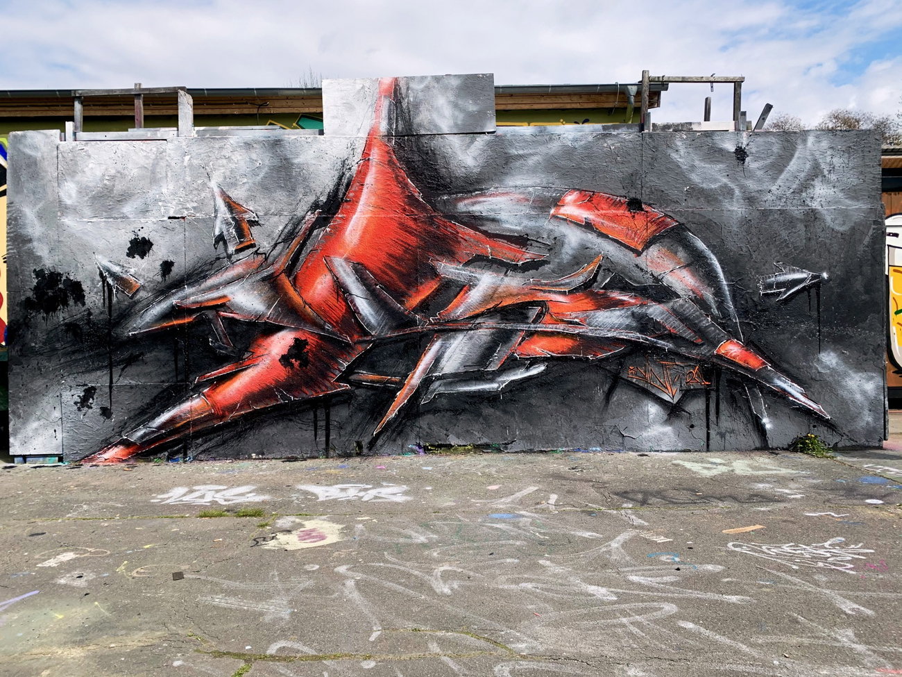 Graffiti Wall - Photo by x9 - graffiti, potsdam, xnine (2021)
