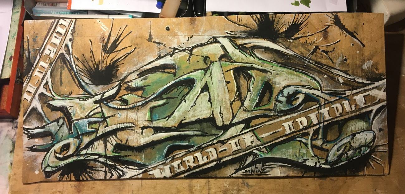 Graffiti Sketch - Photo by x9 (2018)