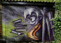 Graffiti Wall - Photo by x9 - graffiti, potsdam, x9 (2021)