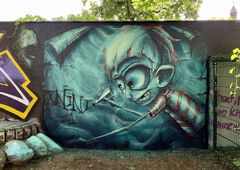 Graffiti Wall - Photo by x9 - potsdam, graffiti, x9 (2021)