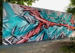 Graffiti Wall - Photo by x9 - graffiti, potsdam, xnine (2021)