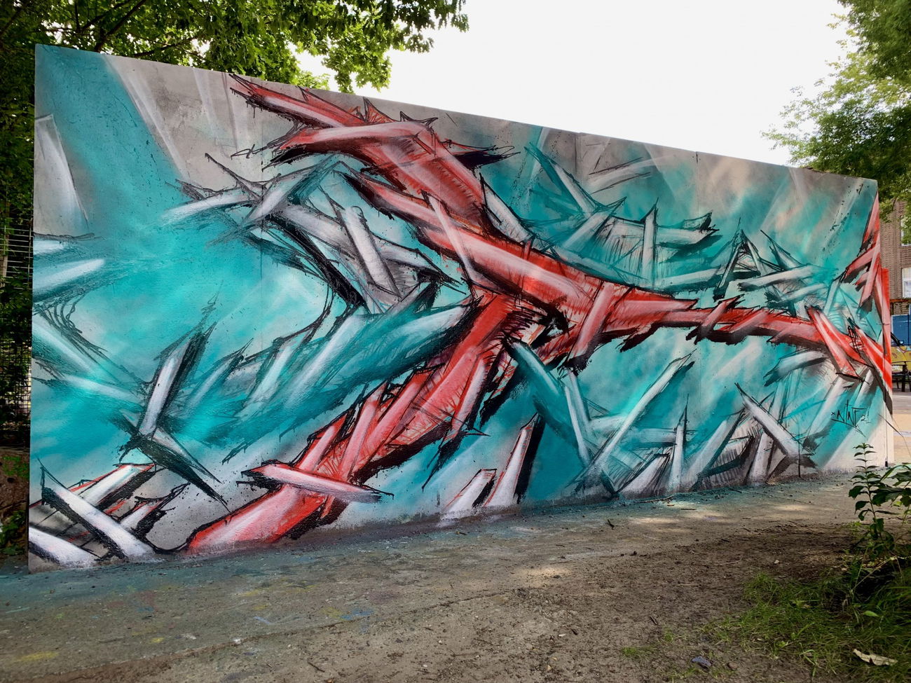 Graffiti Wall - Photo by x9 - graffiti, potsdam, xnine (2021)