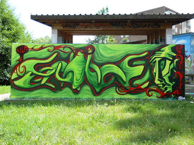 Graffiti Wall in Potsdam - Photo by x9 (2014)