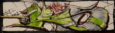 Graffiti Sketch - Photo by x9 - potsdam, graffiti, sketch (2021)