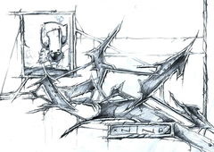 Graffiti Sketch - Photo by x9 - potsdam, graffiti, xnine (2018)