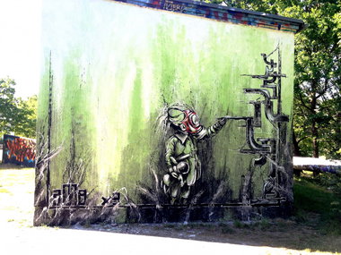 Graffiti Wall - Photo by x9 - potsdam, graffiti, xnine (2018)