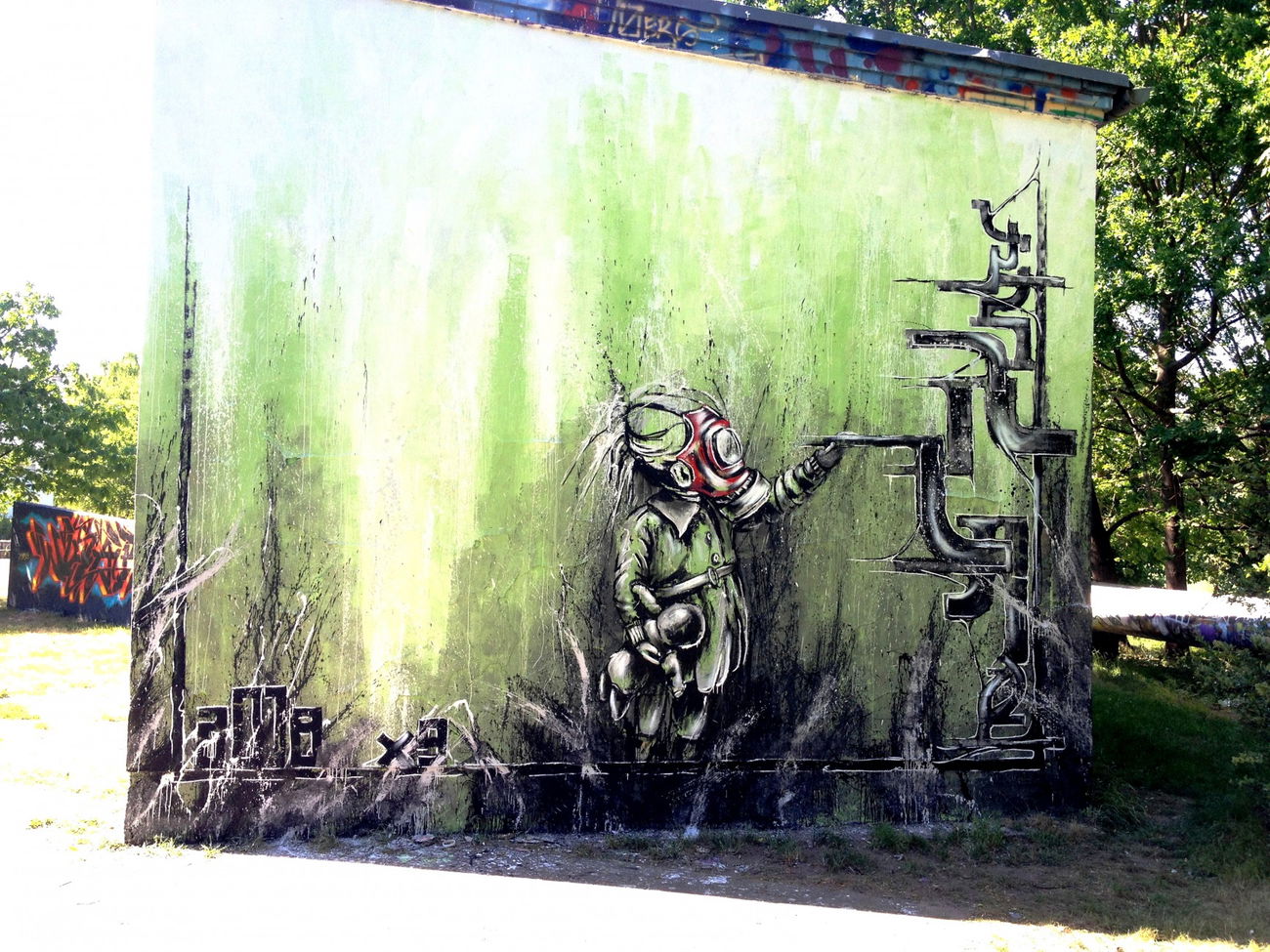 Graffiti Wall - Photo by x9 - potsdam, graffiti, xnine (2018)