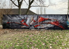 Graffiti Wall - Photo by x9 - potsdam, graffiti, xnine (2021)