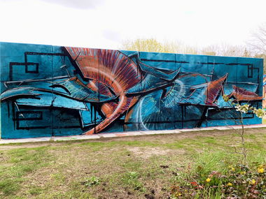 Graffiti Wall - Photo by x9 - graffiti, potsdam, x9 (2021)