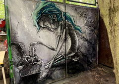 Graffiti Wall - Photo by x9 - potsdam, Lindenpark, Graffiti (2021)