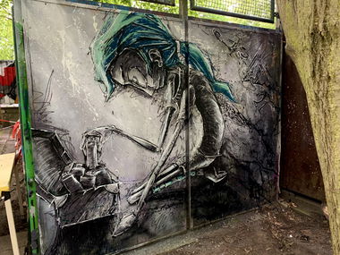 Graffiti Wall - Photo by x9 - potsdam, Lindenpark, Graffiti (2021)