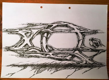 Graffiti Sketch - Photo by x9 (2017)