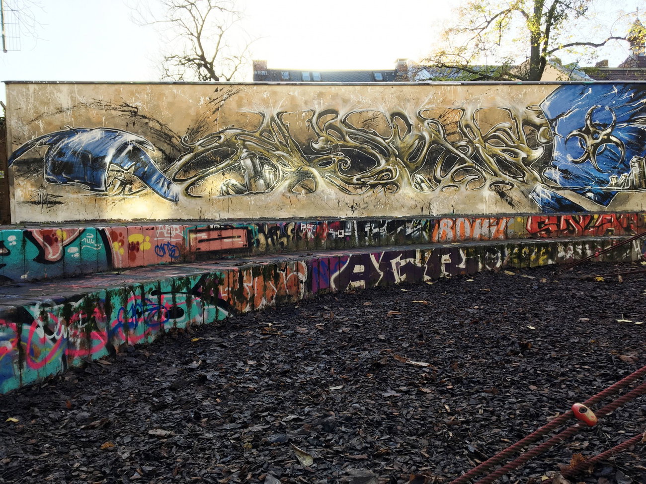 Graffiti Wall - Photo by x9 - biohazard, xnine (2017)