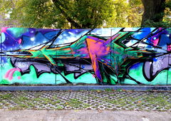 Graffiti Wall - Photo by x9 - Potsdam, graffiti, x9 (2019)