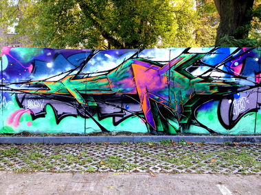 Graffiti Wall - Photo by x9 - Potsdam, graffiti, x9 (2019)