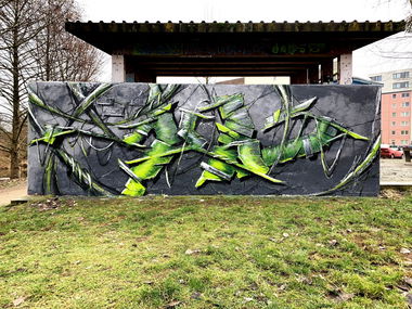 Graffiti Wall - Photo by x9 - potsdam, graffiti, x9 (2021)