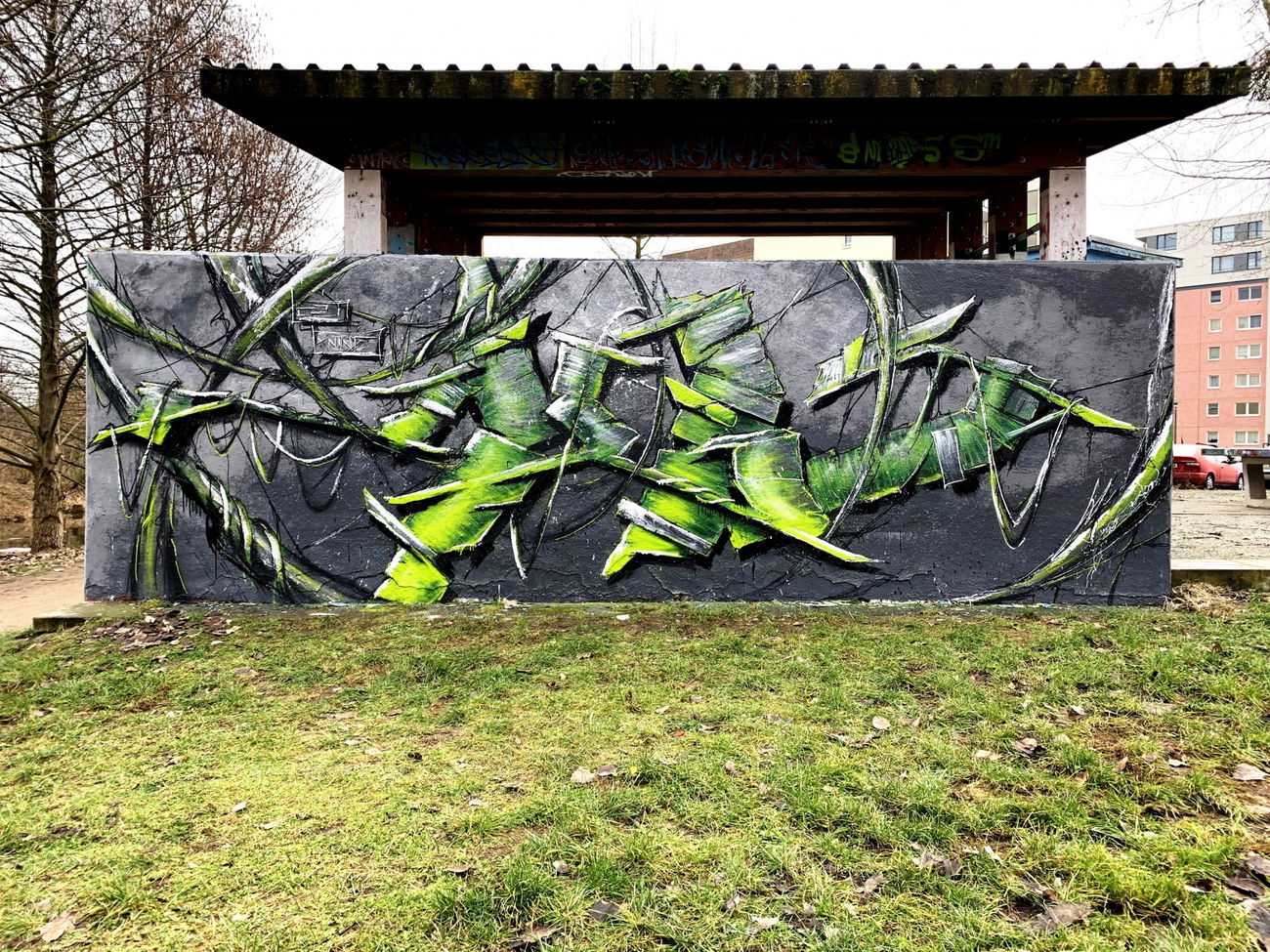 Graffiti Wall - Photo by x9 - potsdam, graffiti, x9 (2021)