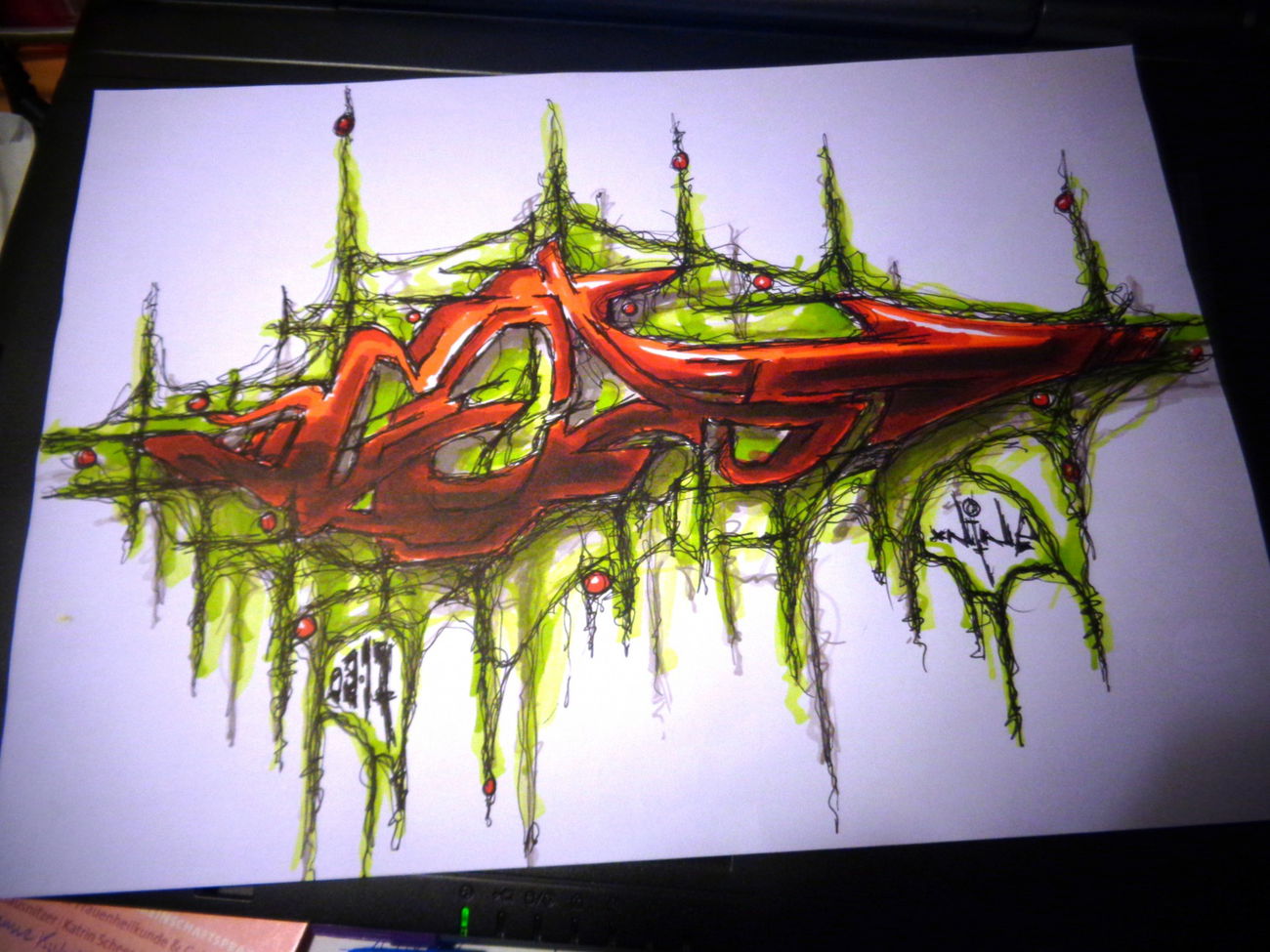 Graffiti Sketch - Photo by x9 (2017)