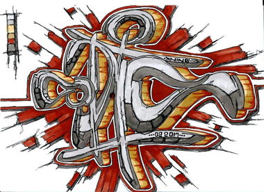 Graffiti Sketch - Photo by x9 (2017)