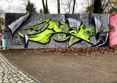 Graffiti Wall - Photo by x9 - graffiti, potsdam, lindenpark (2021)
