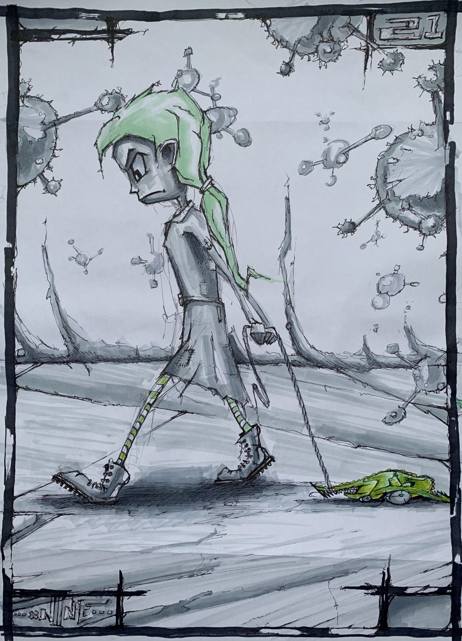 Graffiti Sketch - Photo by x9 - potsdam, graffiti, sketch (2021)