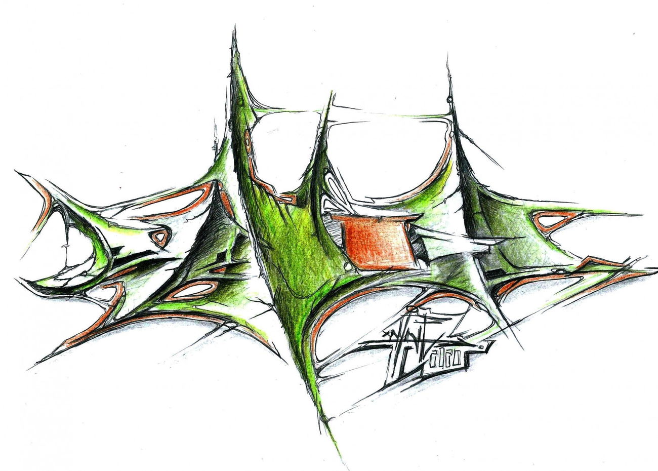 Graffiti Wall - Photo by x9 - graffiti, potsdam, xnine (2020)