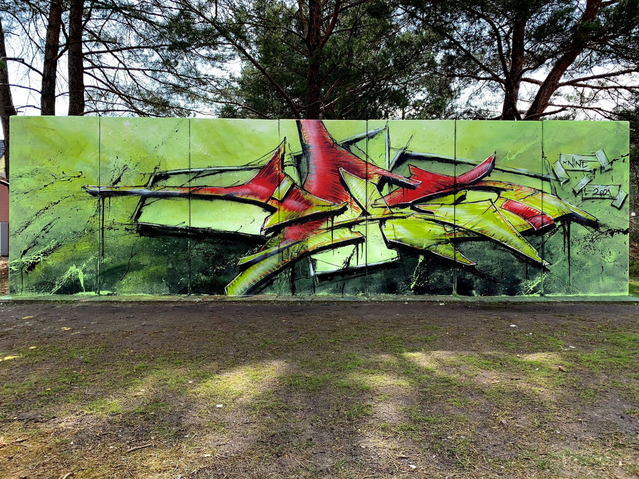 Graffiti Wall - Photo by x9 - potsdam, graffiti, xnine (2021)