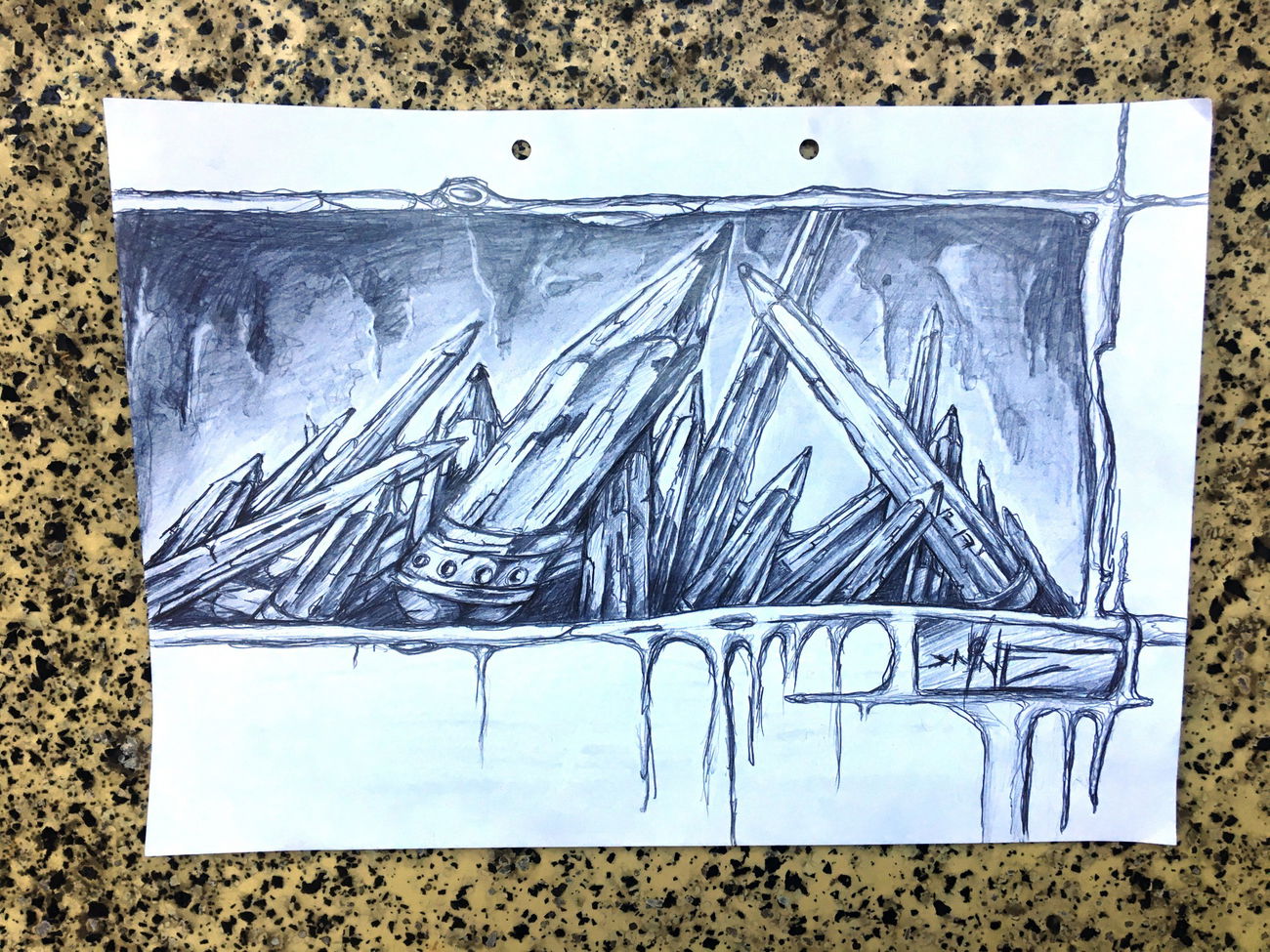 Graffiti Sketch - Photo by x9 (2017)