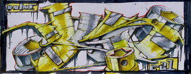 Graffiti Sketch - Photo by x9 - potsdam, graffiti, sketch