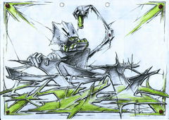 Graffiti Sketch - Photo by x9 - potsdam, xnine, x9 (2018)