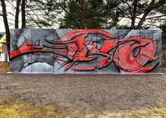 Graffiti Wall - Photo by x9 - gesundes, neues, an (2021)