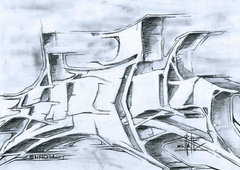 Graffiti Sketch - Photo by x9 - potsdam, x9, xnine (2018)