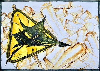 Graffiti Sketch - Photo by x9 - potsdam, xnine, x9 (2021)