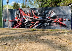 Graffiti Wall - Photo by x9 - potsdam, Lindenpark, graffiti (2021)