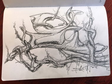 Graffiti Sketch - Photo by x9 (2017)