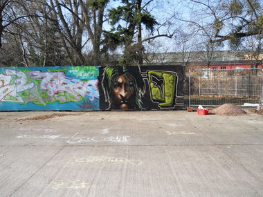 Graffiti Wall in Potsdam - Photo by x9 (2014)