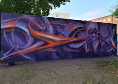 Graffiti Wall - Photo by x9 - hypergraphia, 2021, potsdam (2021)