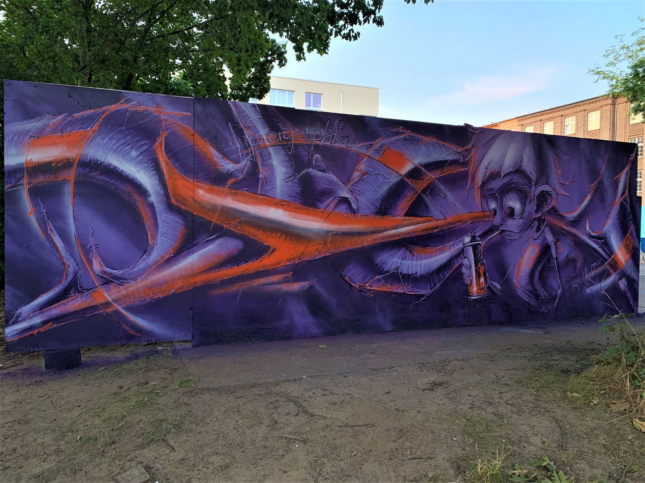 Graffiti Wall - Photo by x9 - hypergraphia, 2021, potsdam (2021)