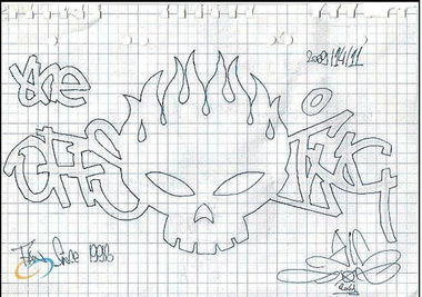 Graffiti Sketch - Photo by xx51cn355xx (2009)
