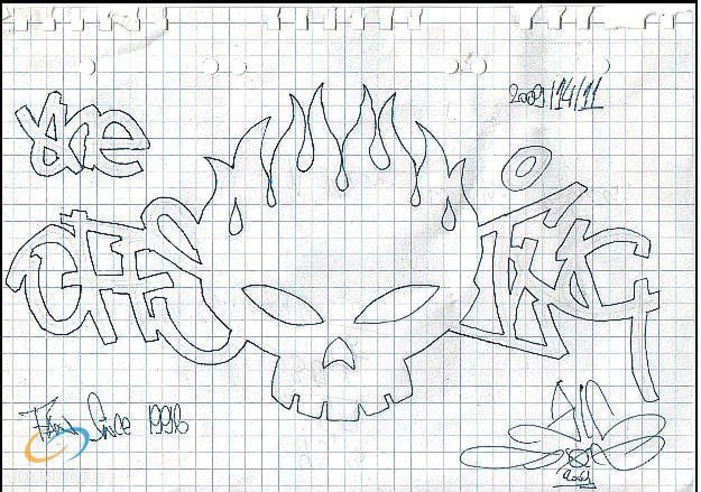 Graffiti Sketch - Photo by xx51cn355xx (2009)
