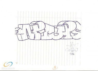 Graffiti Sketch - Photo by xx51cn355xx (2009)