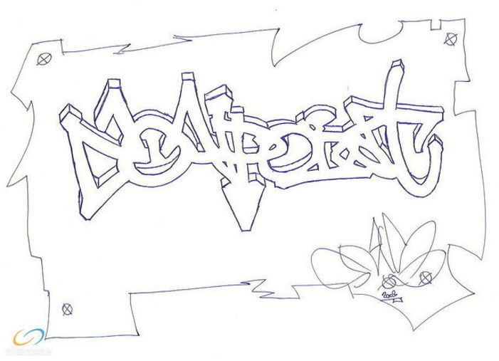 Graffiti Sketch - Photo by xx51cn355xx (2009)